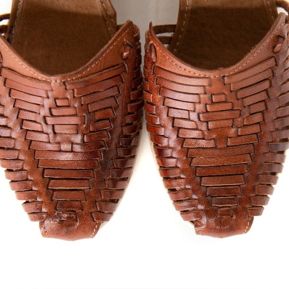 MAYA HUARACHES HANDMADE WEDGE SANDALS - Picture 3 of 7